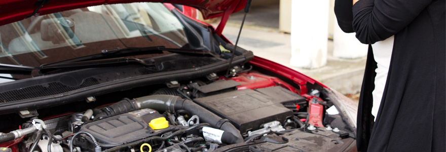 moteur de voiture défectueux