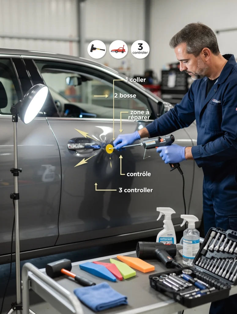 éliminer une bosse de portière